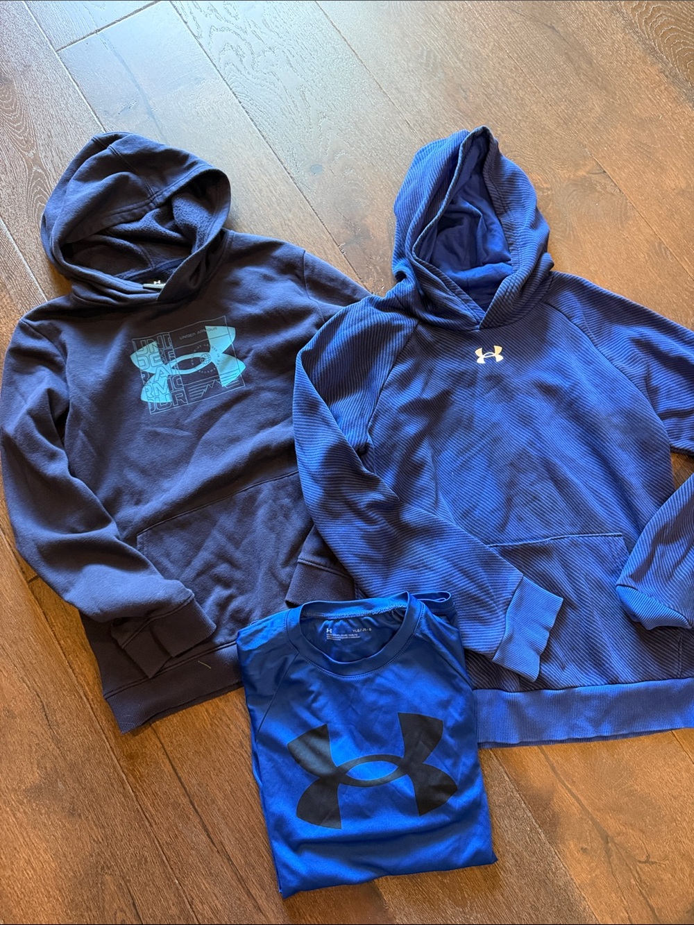 Under Armour Boys' Navy & Royal Blue Hoodie and Tee Set
